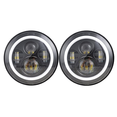 Luz de trabajo LED de 7 pulgadas de jeep wrangler 