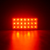  6 "Luz trasera LED del rectángulo rojo