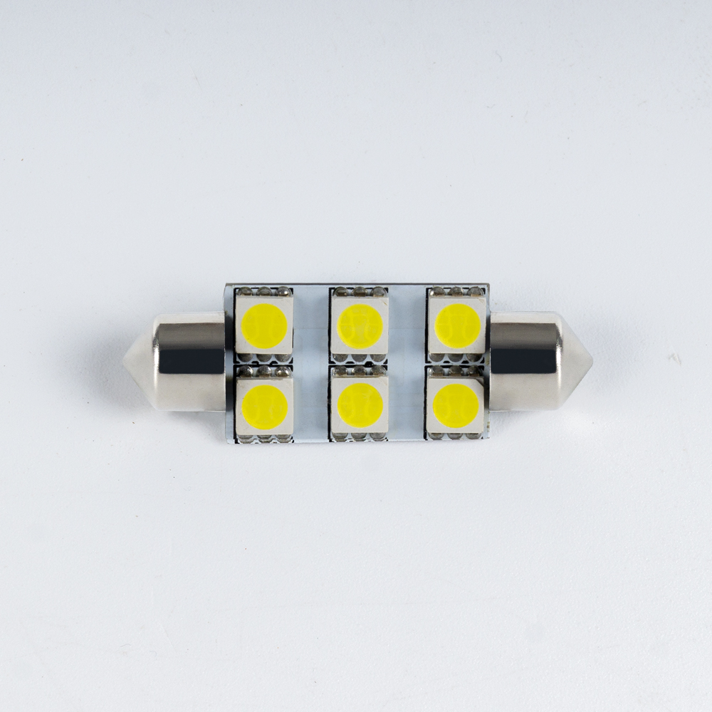 T10 36 ~ 41 mm Luces de festón Bulbo interior LED