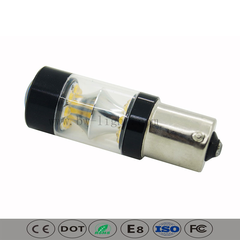 Reemplazo de B15 de alto brillo para bombilla de marcha atrás LED T20 para automóvil