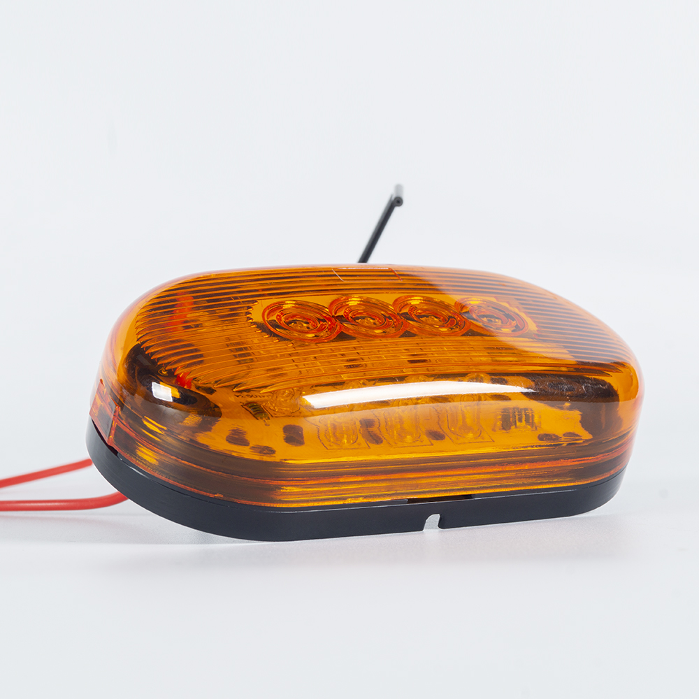 Luces de posición laterales LED rectangulares oblongas de 4 "pulgadas