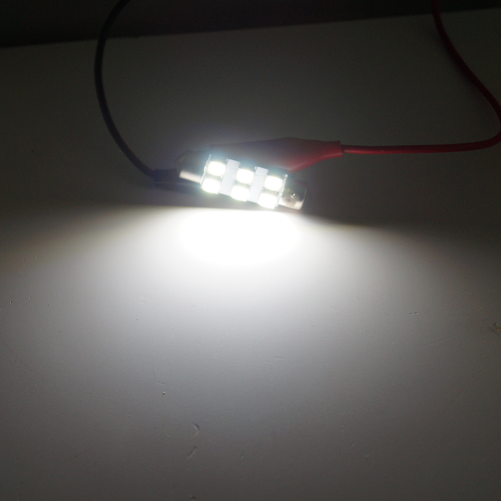 T10 36 ~ 41 mm Luces de festón Bulbo interior LED