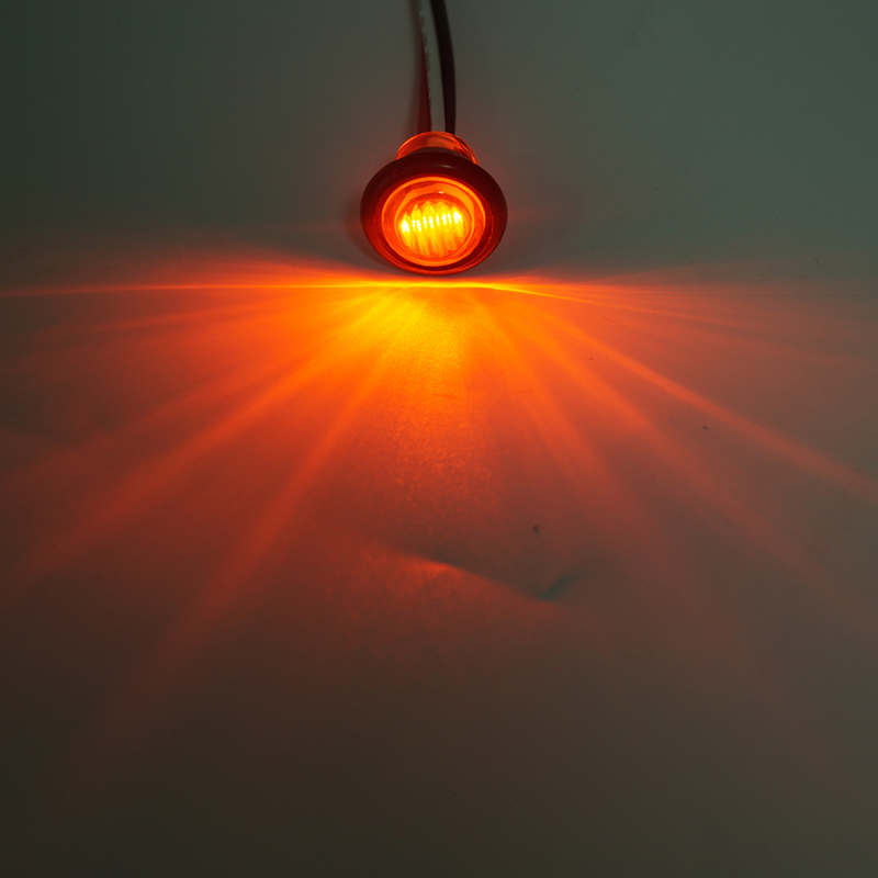 Indicadores de luz LED redondos Luz LED Luz de coche