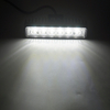 6 "Barra de luz de conducción LED de bajo perfil blanco 36W