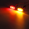 Luz indicadora lateral LED amarilla AC12V de 2 pulgadas
