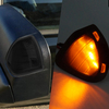 Dodge ram lente de cubierta ahumada LED fuera de la vista trasera luces de automóvil espejo