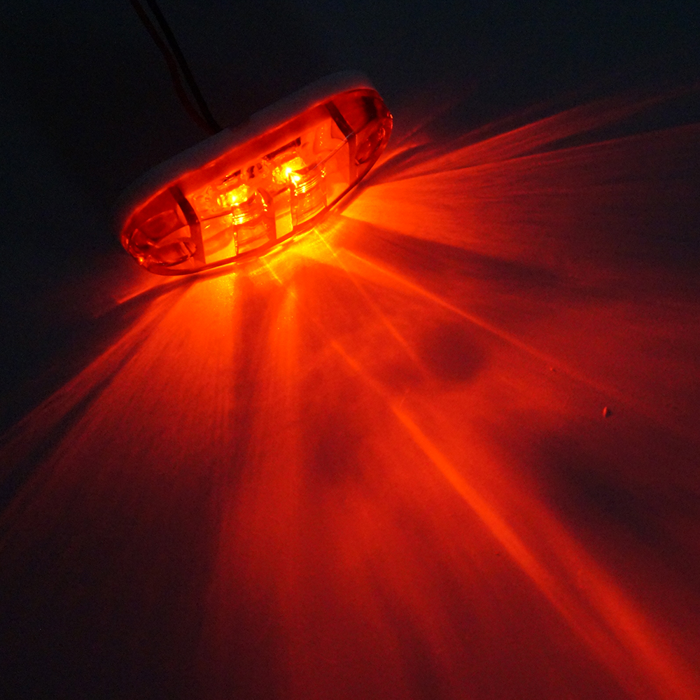 Luz de marcador LED LED rojo de 3 pulgadas en forma de H