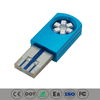 Bombilla de matrícula de cuña LED azul USB para automóvil 