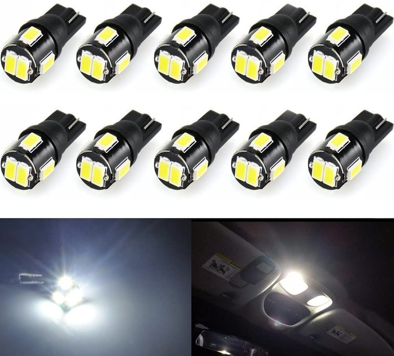 T10 cuña led carro interior domo bulbos puerta cortesía de la lámpara de matrícula 