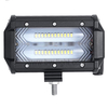 Barra de luces de conducción LED de haz puntual rectangular 72W