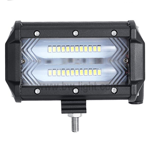 Barra de luces de conducción LED de haz puntual rectangular 72W